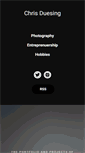Mobile Screenshot of chrisduesing.com